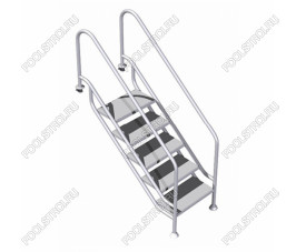 Лестница 5 ступеней EASY ACCESS LAND Flexinox AISI -316 (87152020)