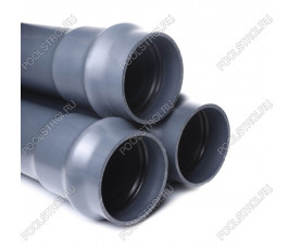 Труба Aquaviva НПВХ SDR17 d110*6.6 L-6120 (штука) Труба Aquaviva НПВХ SDR17 d110*6.6 L-6120 (штука)