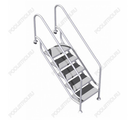 Лестница 5 ступеней EASY ACCESS LAND Flexinox AISI -316 (87152020)