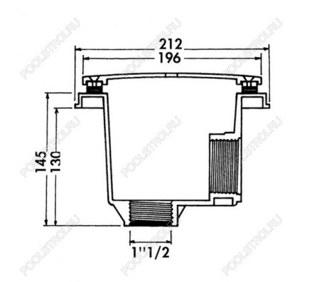 Слив донный Hayward 3253DGRPAK2 2