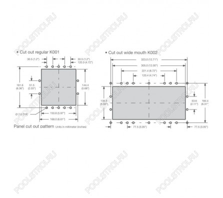 Скиммер Kokido Olimpic K001WBX/LX/W универсальный (белый)